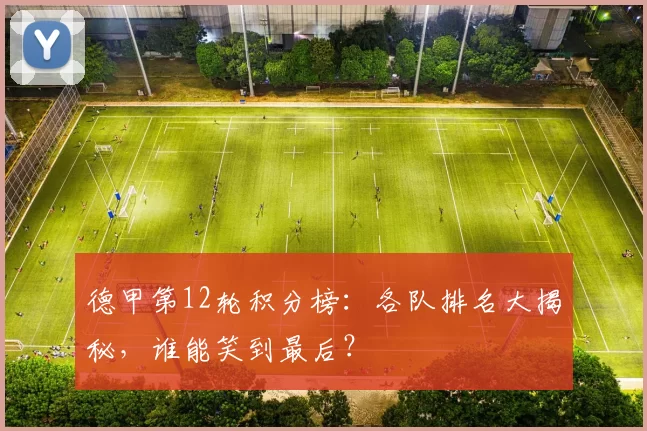 德甲第12轮积分榜：各队排名大揭秘，谁能笑到最后？