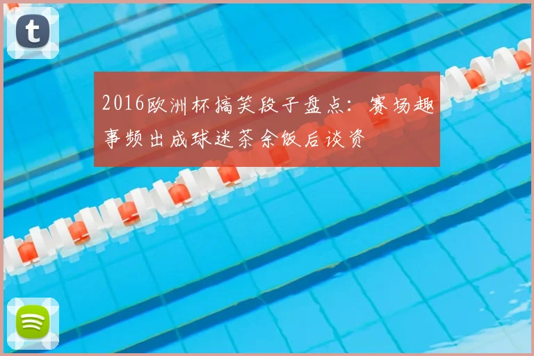 2016欧洲杯搞笑段子盘点：赛场趣事频出成球迷茶余饭后谈资
